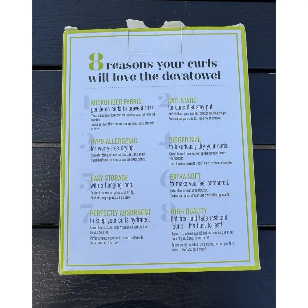 Devacurl Devatowel Anti-frizz Microfiber Hair Towel
